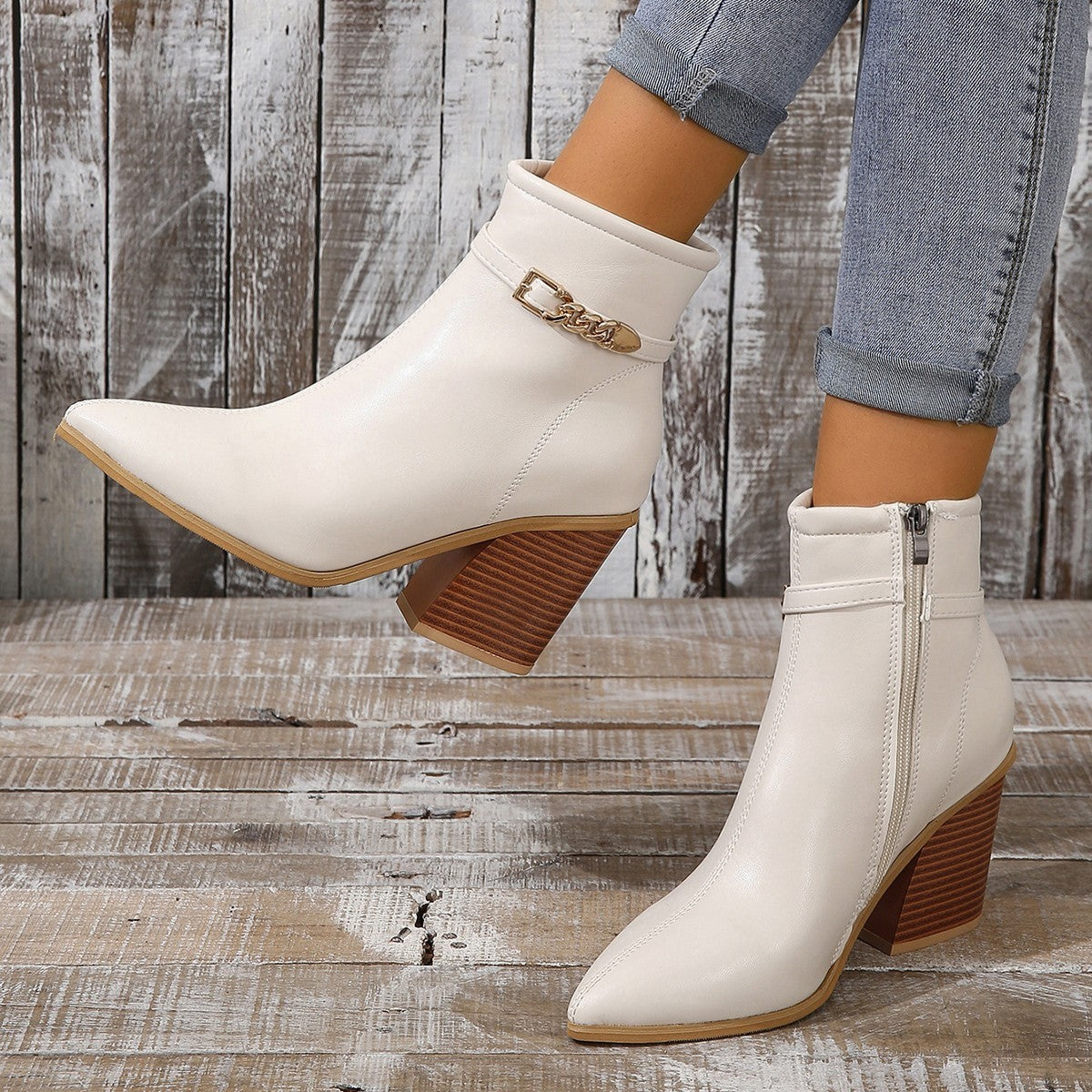 Bottes Martin Talon Haut