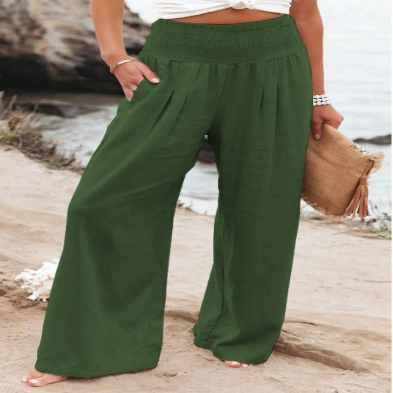 Pantalon Ample Rétro