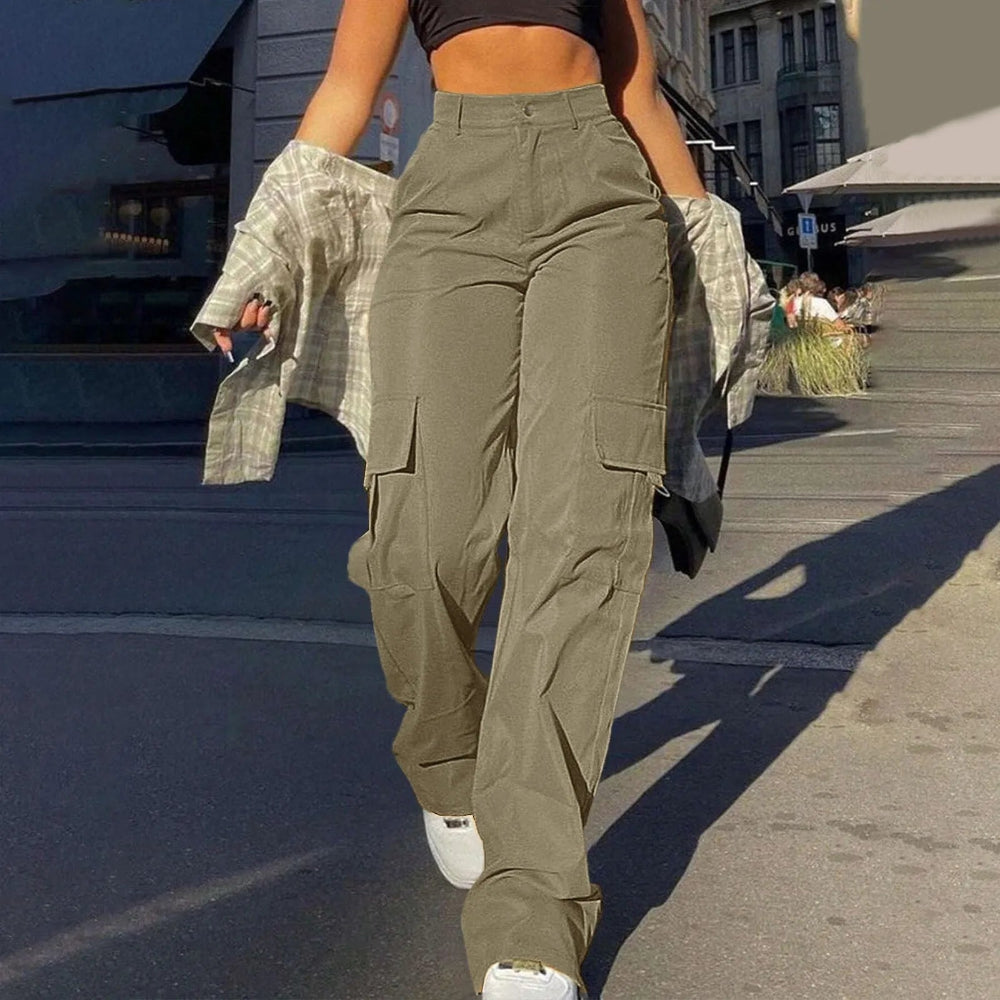 Pantalon Large Décontracté