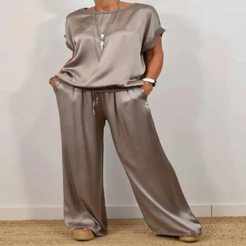 Ensemble Décontracté en Satin