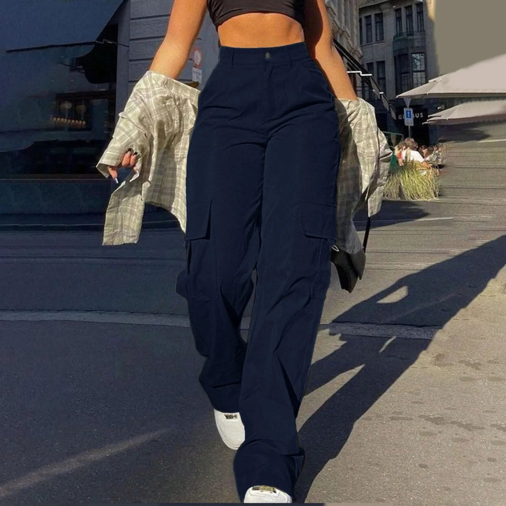 Pantalon Large Décontracté