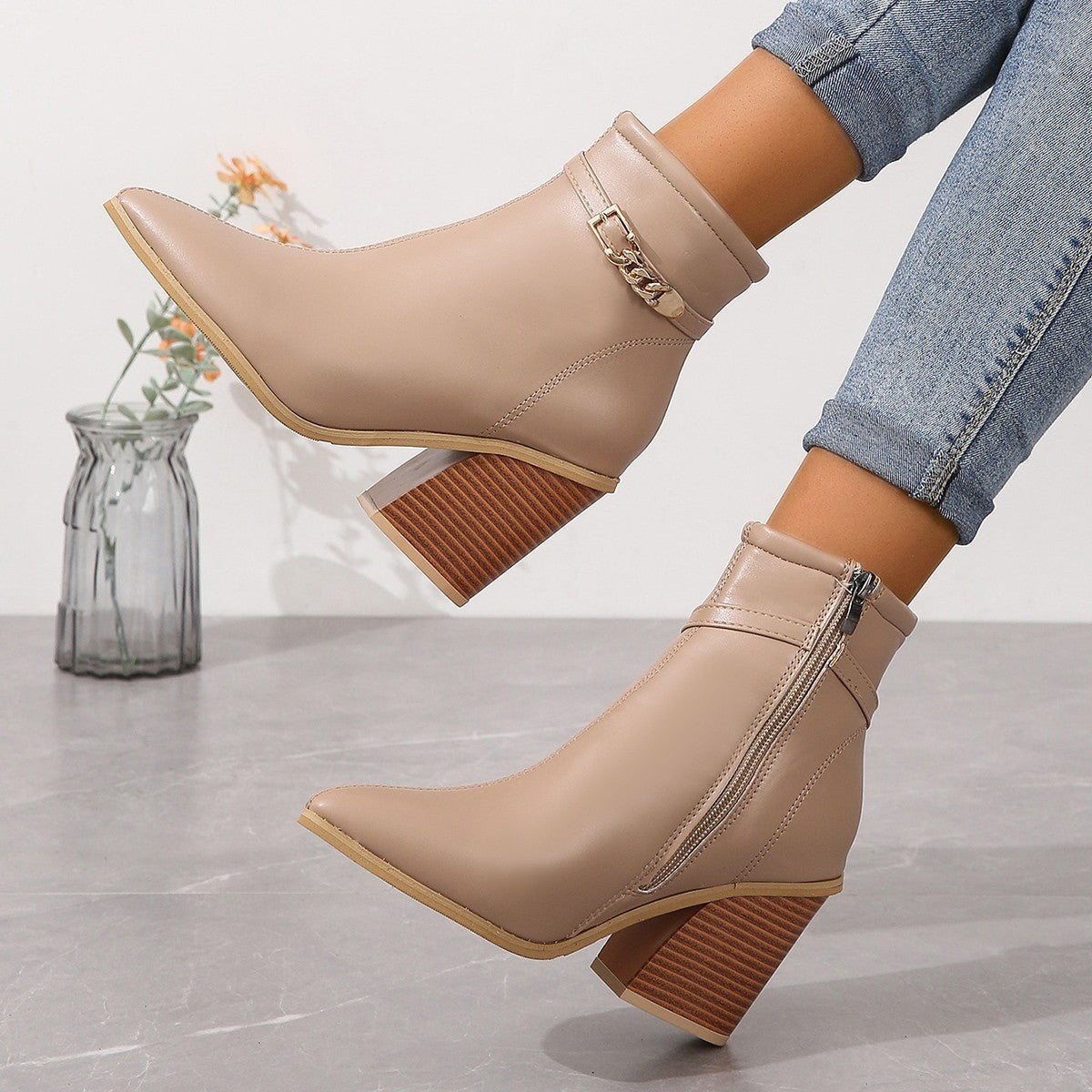 Bottes Martin Talon Haut