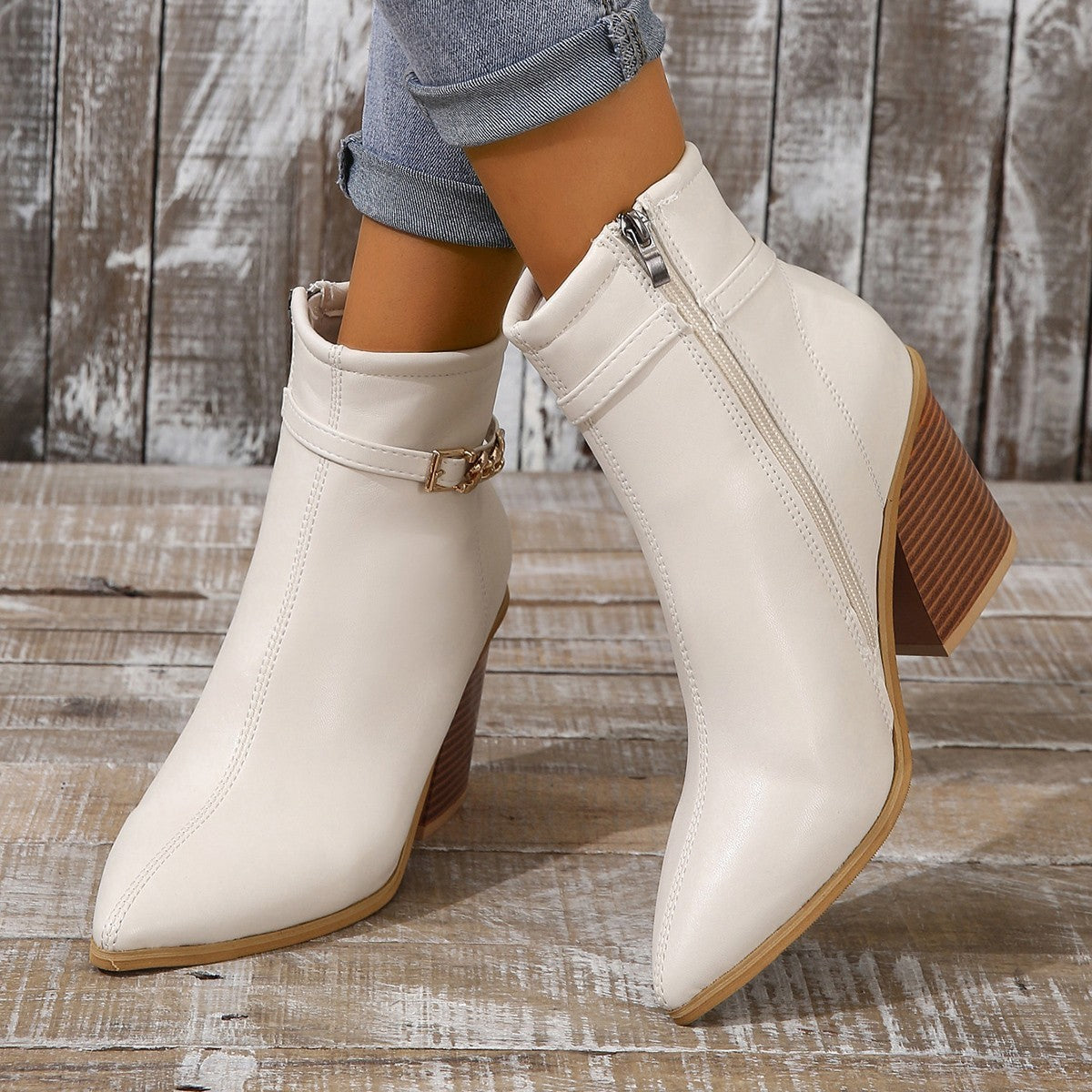 Bottes Martin Talon Haut