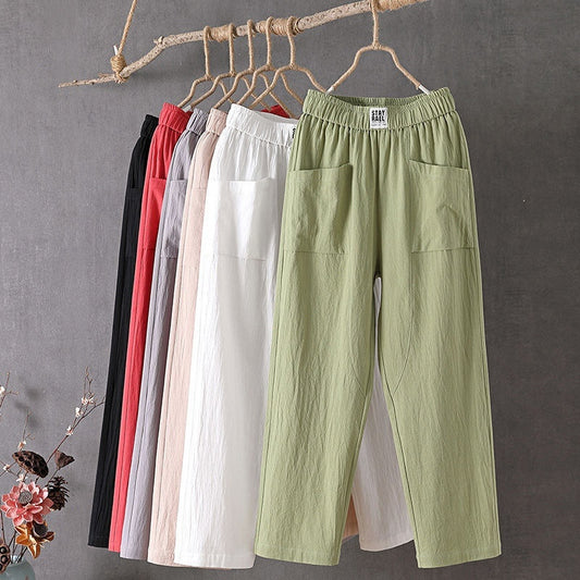 Pantalons en Coton et Lin