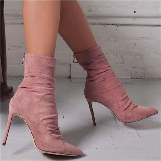 Bottes Hautes En Suède Léger