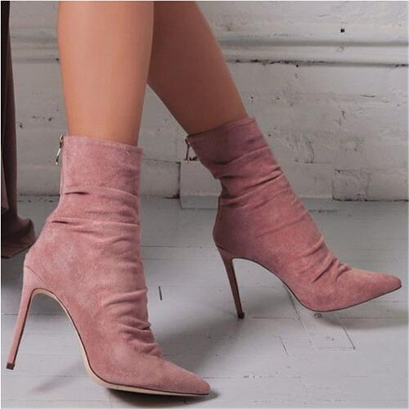 Bottes Hautes En Suède Léger
