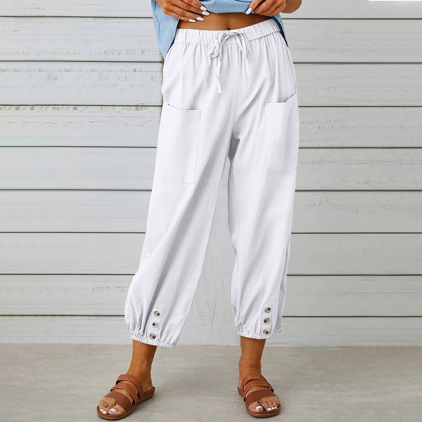 Pantalon Léger à Cordon