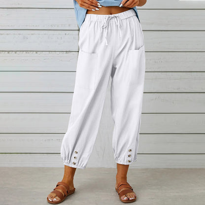 Pantalon Léger à Cordon