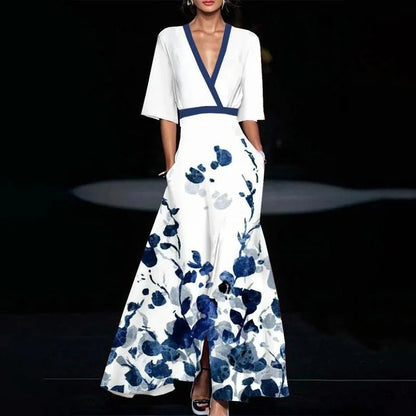 Robe Plissée Imprimée