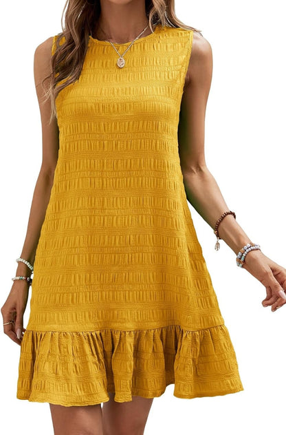 Robe à Encolure Ronde