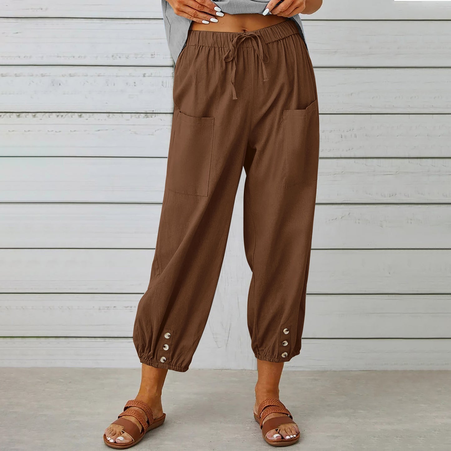 Pantalon Léger à Cordon