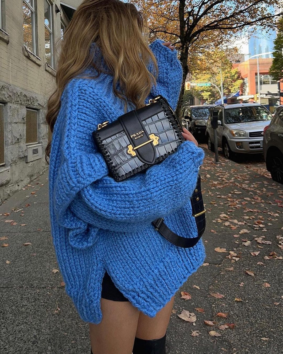 Pull Col Roulé en Tricot