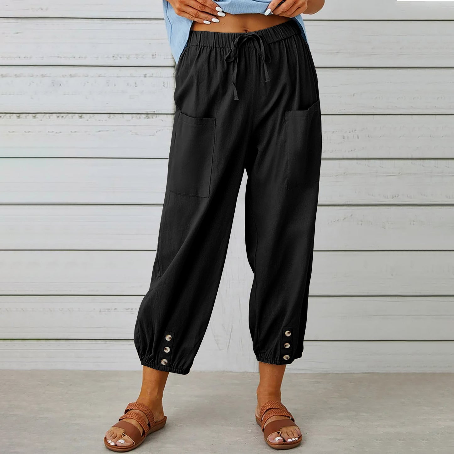 Pantalon Léger à Cordon