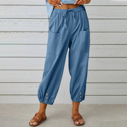 Pantalon Léger à Cordon