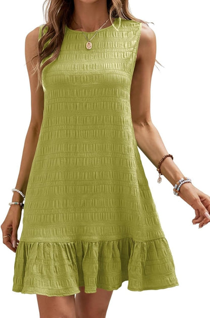Robe à Encolure Ronde