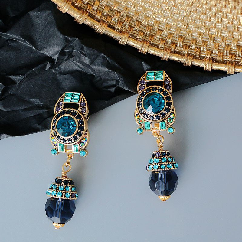 Pince d'Oreille Cristal Bleu