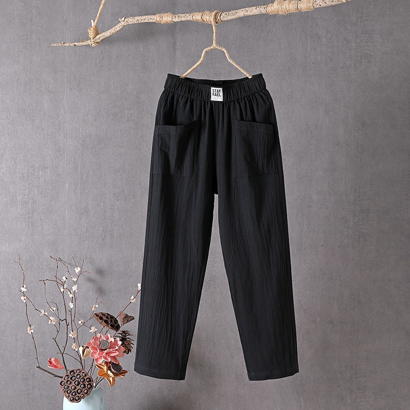 Pantalons en Coton et Lin