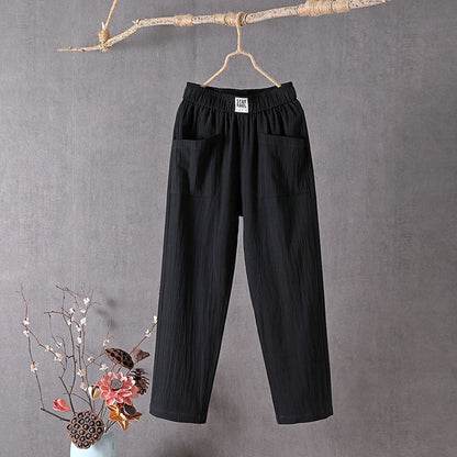 Pantalons en Coton et Lin