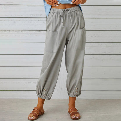 Pantalon Léger à Cordon