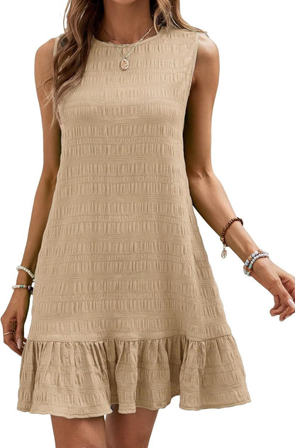 Robe à Encolure Ronde