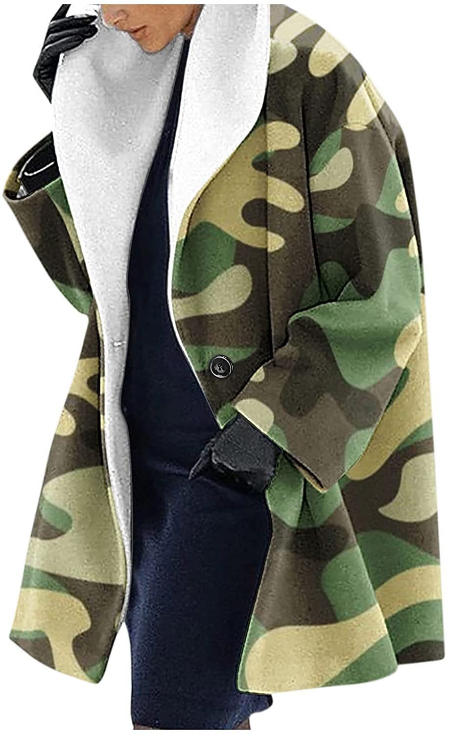 Manteau Mi-Long Décontracté à Capuche