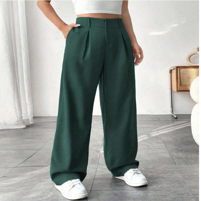 Pantalon Large Mi-Taille