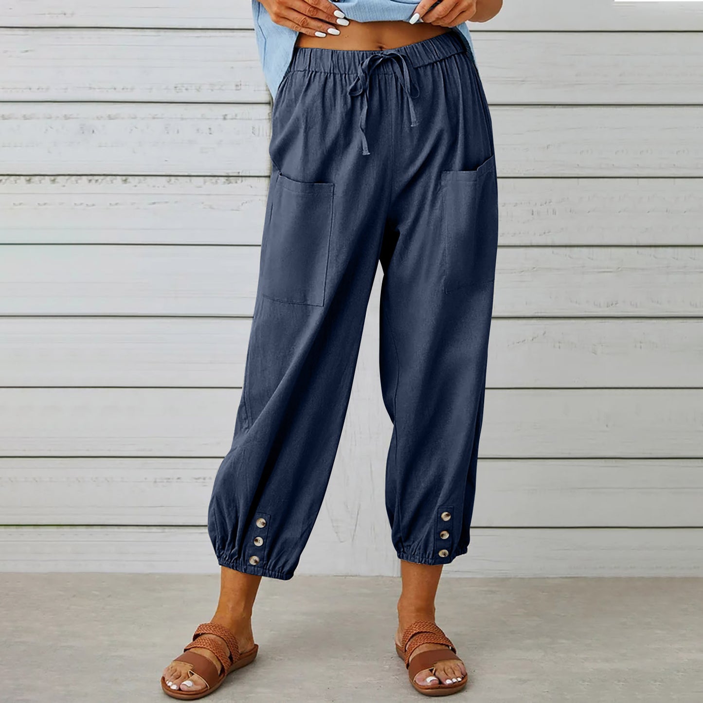 Pantalon Léger à Cordon
