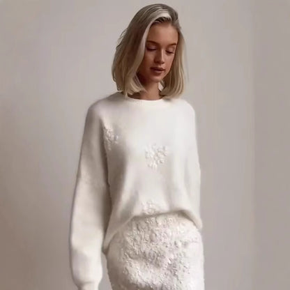 Pull à Col Rond Confortable