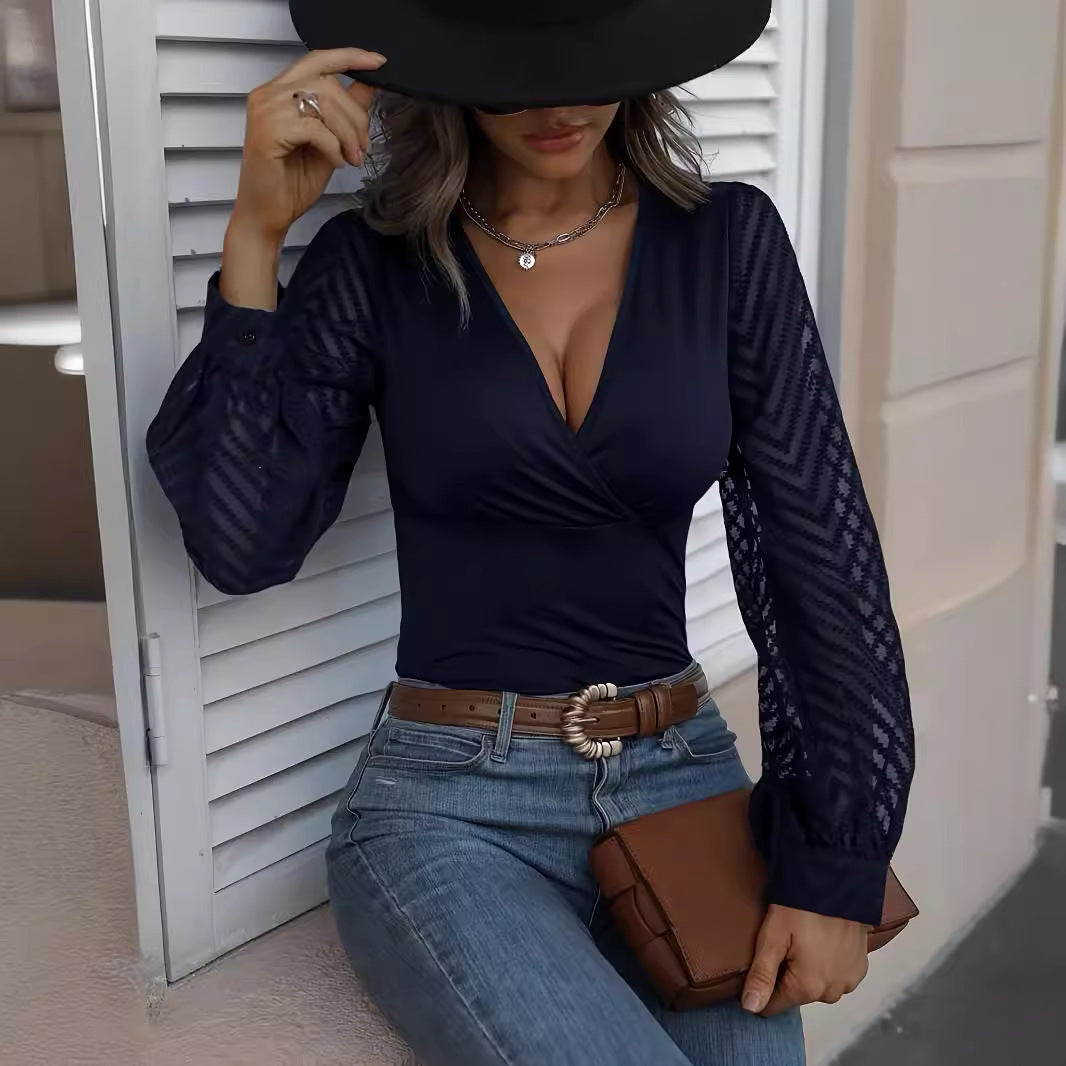 Pull-Over décolleté V- Tendance et Élégance