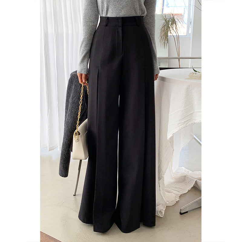 Pantalon Décontracté Taille Haute