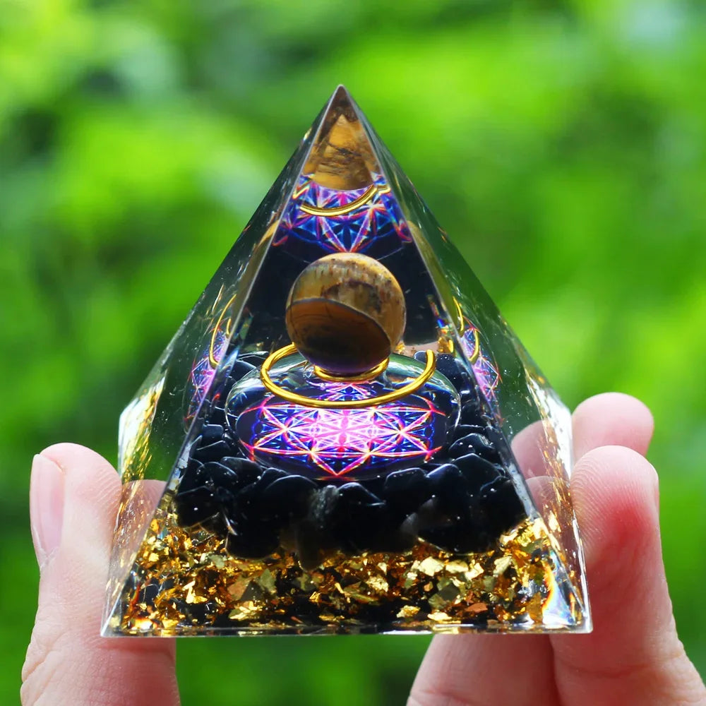 Pyramide d'Énergie en Orgonite