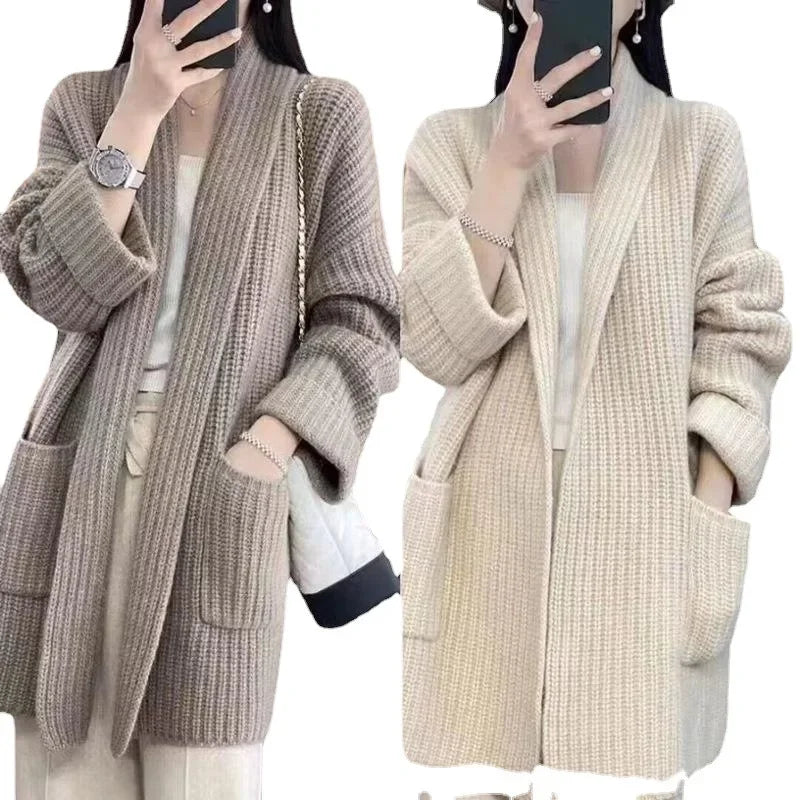 Cardigan Tricotée Style Coréen