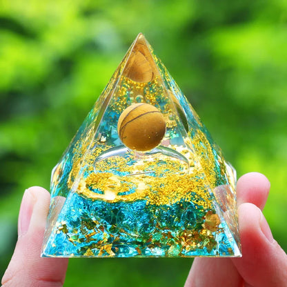 Pyramide d'Énergie en Orgonite
