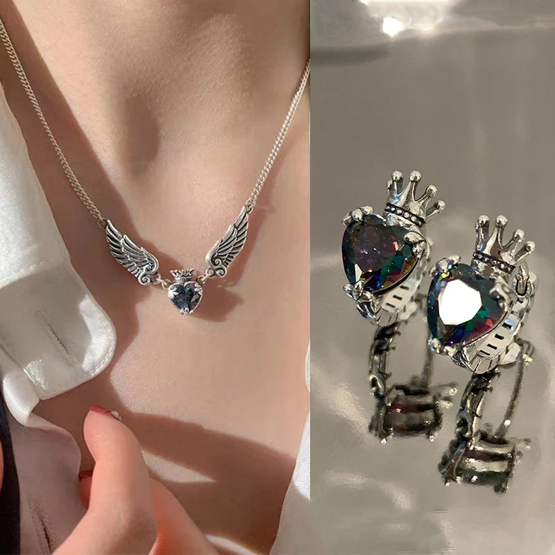 Parure Gothique Cœur Couronne