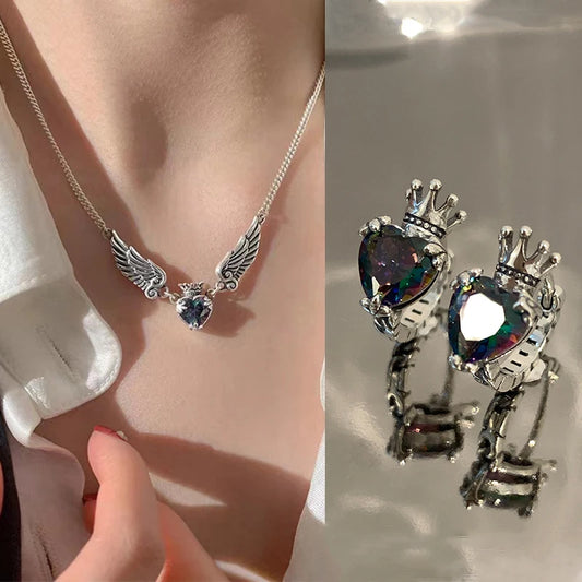 Parure Gothique Cœur Couronne