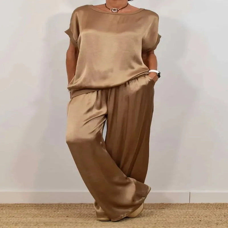 Ensemble Décontracté en Satin