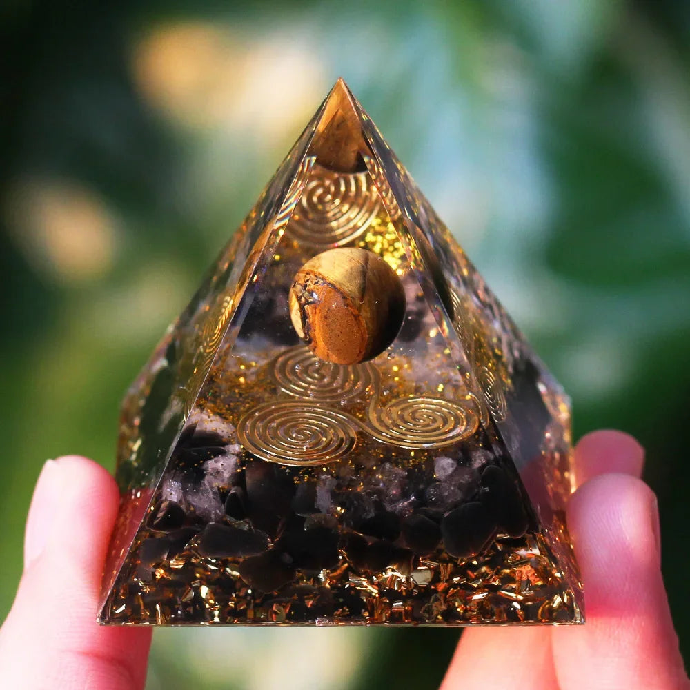 Pyramide d'Énergie en Orgonite