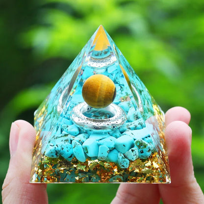 Pyramide d'Énergie en Orgonite