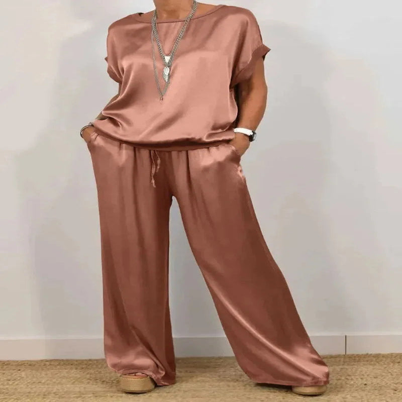 Ensemble Décontracté en Satin