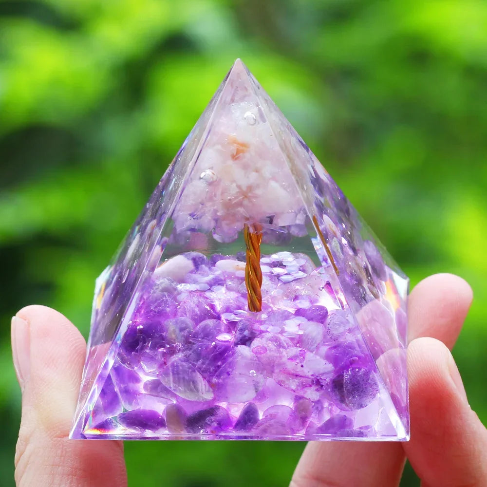 Pyramide d'Énergie en Orgonite