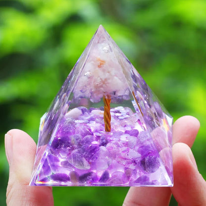Pyramide d'Énergie en Orgonite