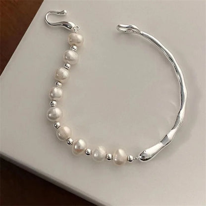 Bracelet Élégant avec Perles Irrégulières