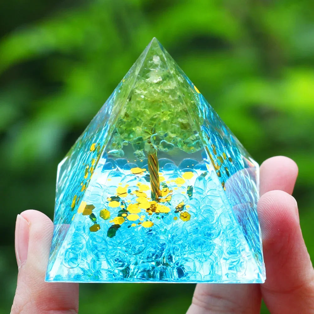 Pyramide d'Énergie en Orgonite