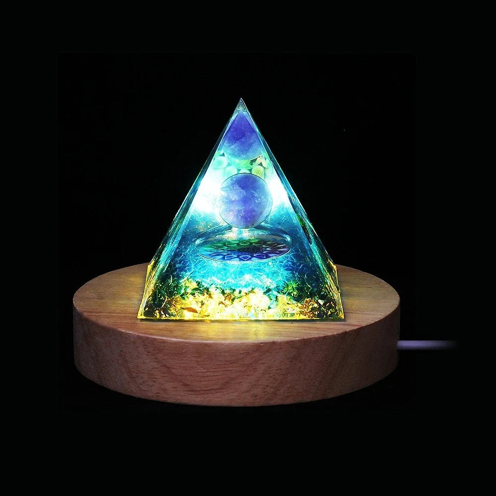 Pyramide d'Énergie en Orgonite