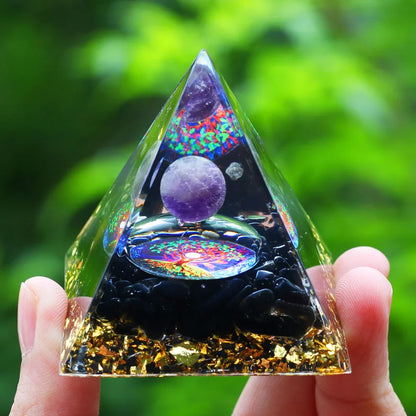 Pyramide d'Énergie en Orgonite