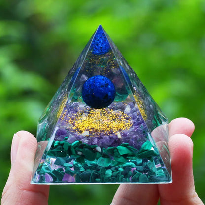 Pyramide d'Énergie en Orgonite
