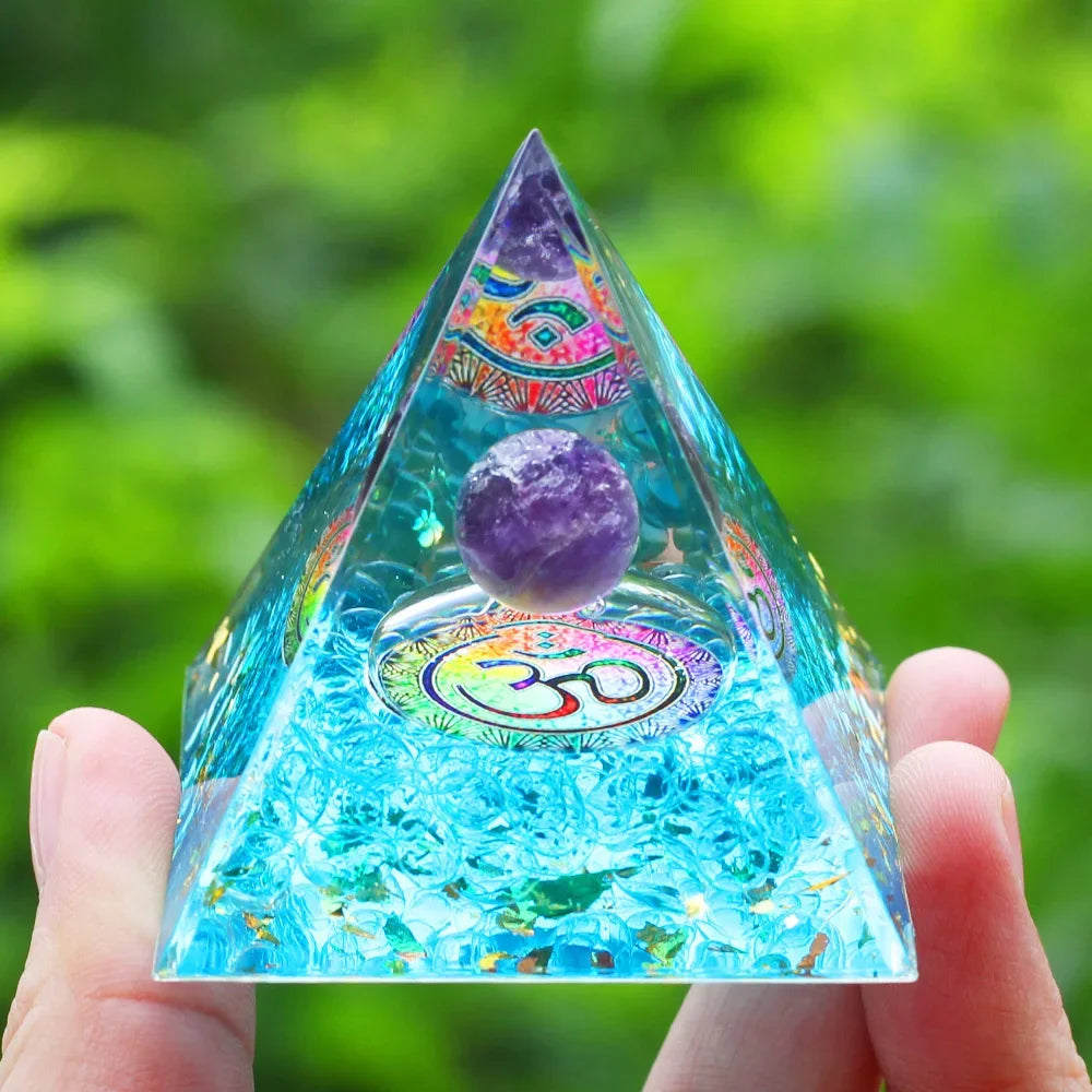 Pyramide d'Énergie en Orgonite