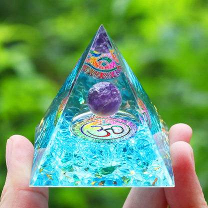 Pyramide d'Énergie en Orgonite