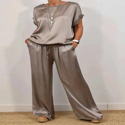 Ensemble Décontracté en Satin