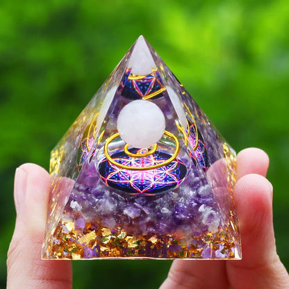 Pyramide d'Énergie en Orgonite